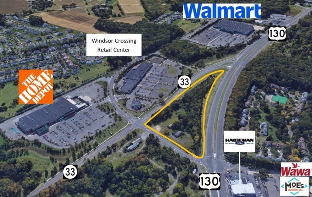 Image for High Visibility 3.5+/- Acre Retail Site on Route 130 in East Windsor, NJ-Coming Soon!