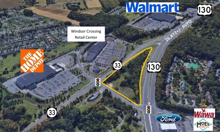 Image for Prime High Visibility 3.12± Acre Development Site in East Windsor’s Central Retail Hub