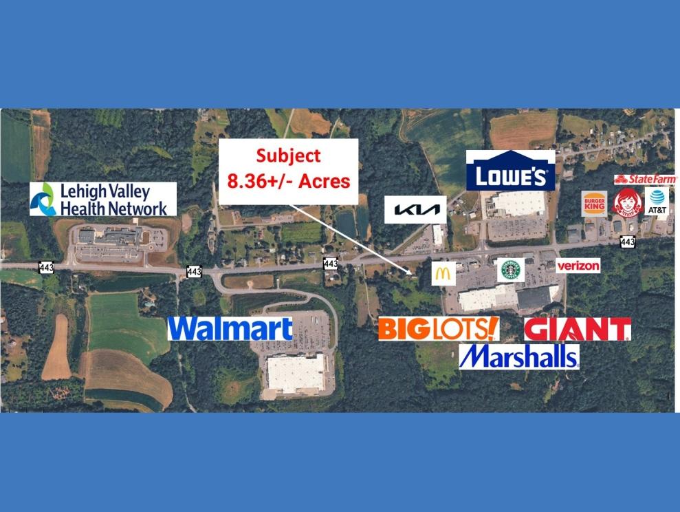 Image for 8.36+/- Acres Commercial Land Lehighton, PA