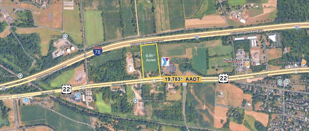 Image for 9.95+/- Acres Commercial Property on Rt 22 with Numerous Possibilities in Clinton, NJ