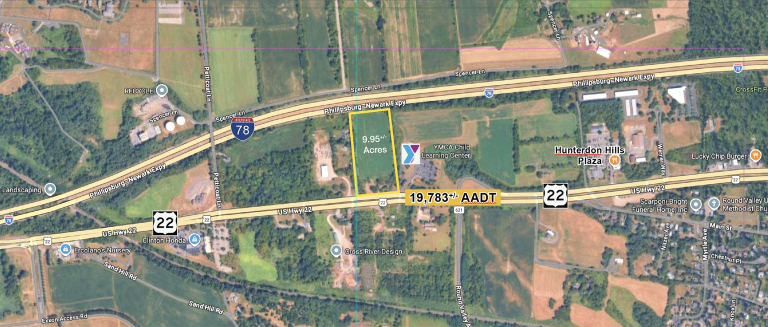 Image for 9.95+/- Acres Commercial Property on Rt 22 with Numerous Possibilities in Clinton, NJ
