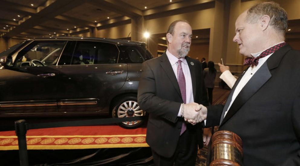 Image for Charity Auction Sale of Pope Francis Philadelphia Fiat-SOLD!