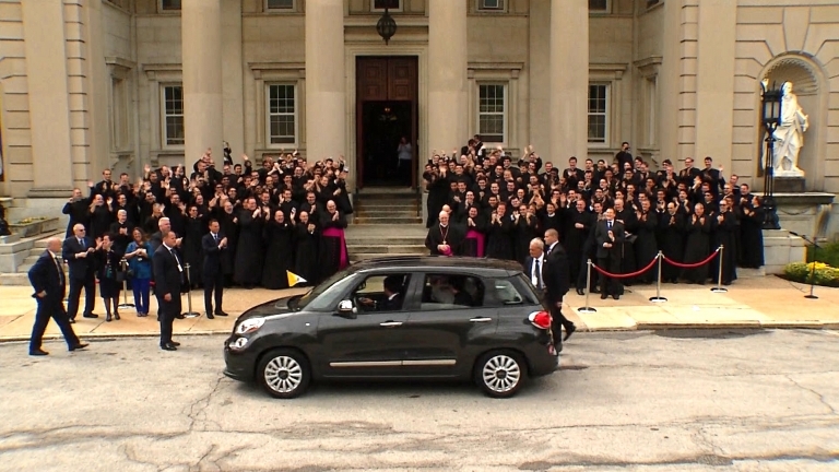 Image for Charity Auction Sale of Pope Francis Philadelphia Fiat-SOLD!