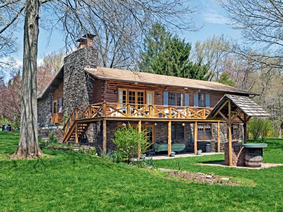 Image for Log Cabin Home on 22 Acres with Pond, Princeton,NJ-SOLD!