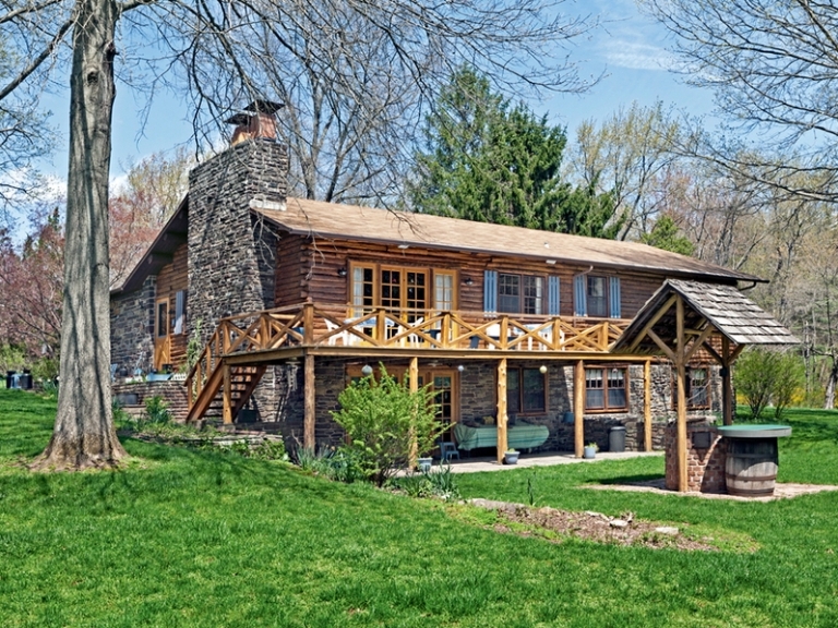 Image for Log Cabin Home on 22 Acres with Pond, Princeton,NJ-SOLD!