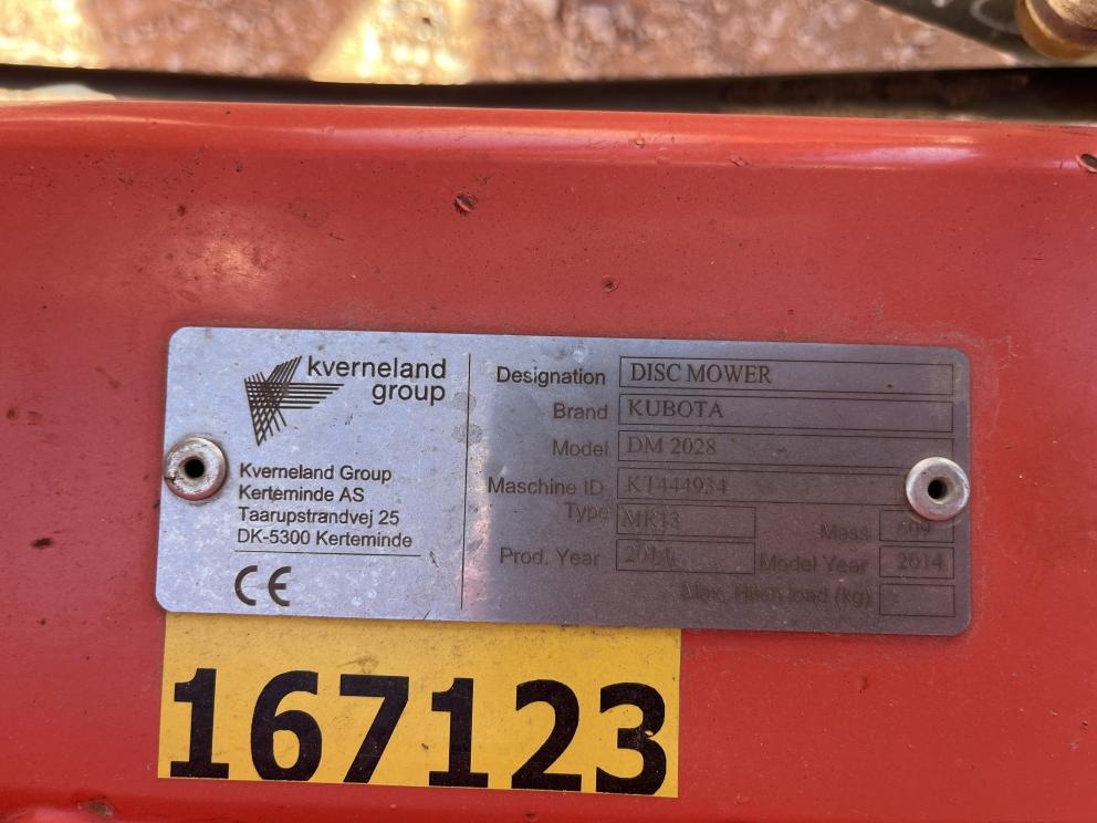 Image for 2014 Kubota DM2028