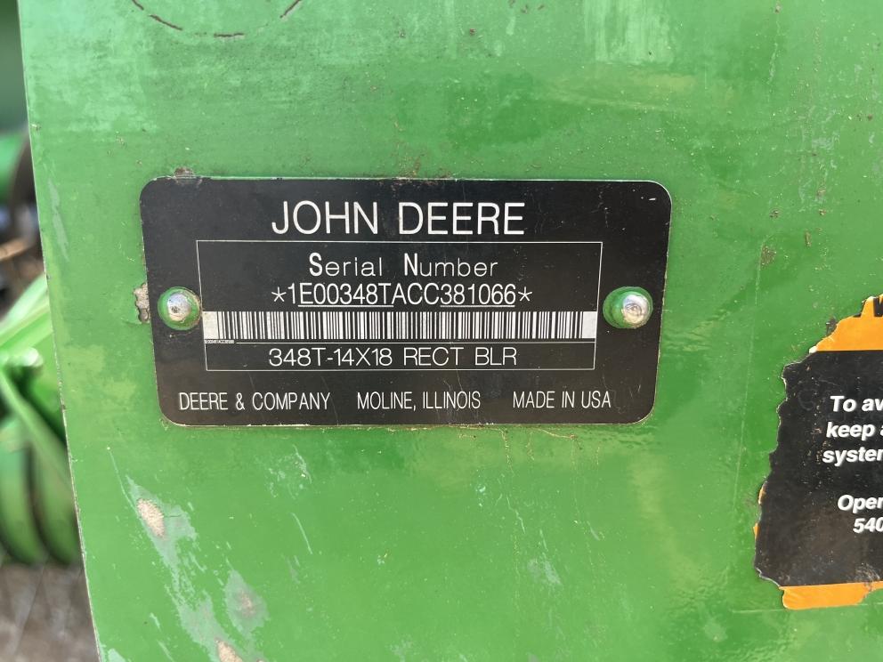 Image for 2012 John Deere 348