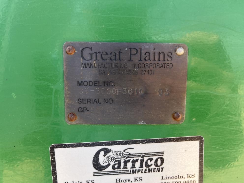 Image for Great Plains 3S3000F
