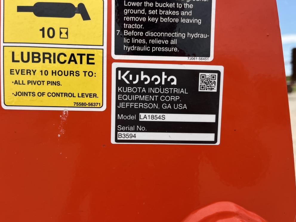Image for 2023 Kubota LA1854