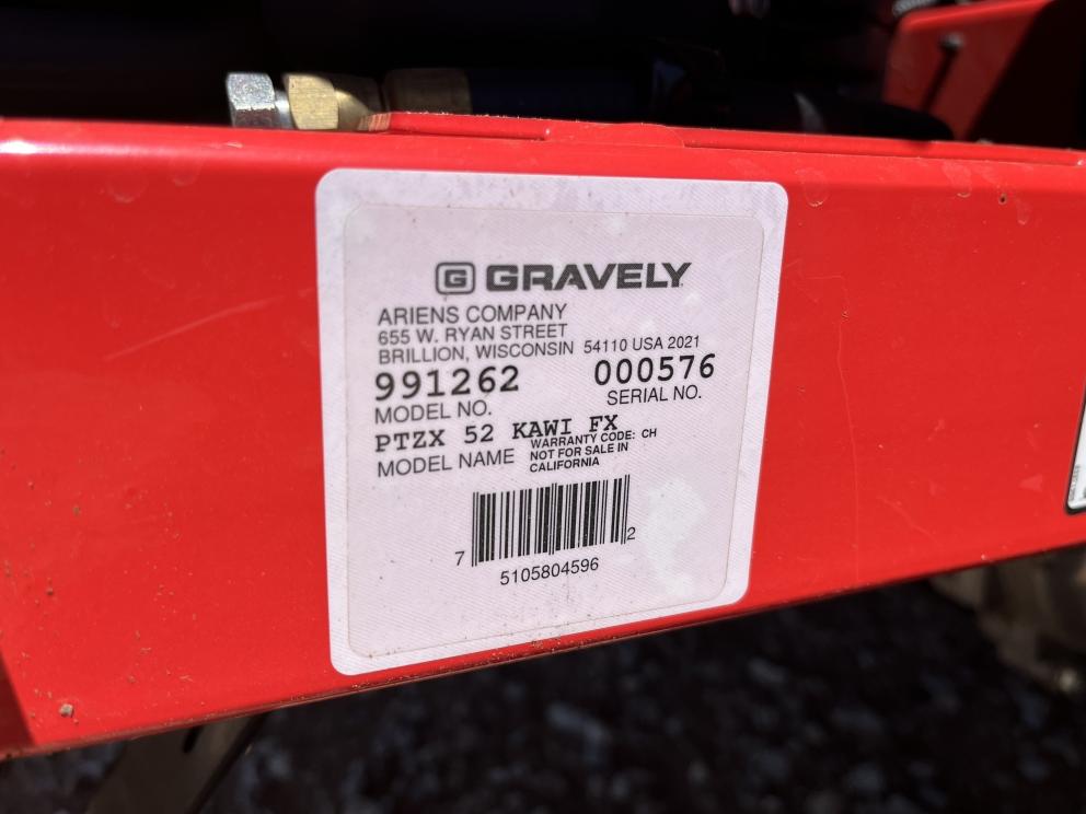 Image for GRAVELY PROTURN ZX 52