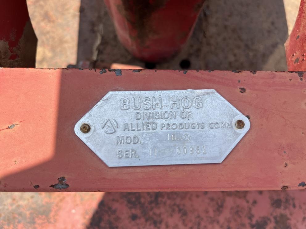 Image for Bush Hog 1600
