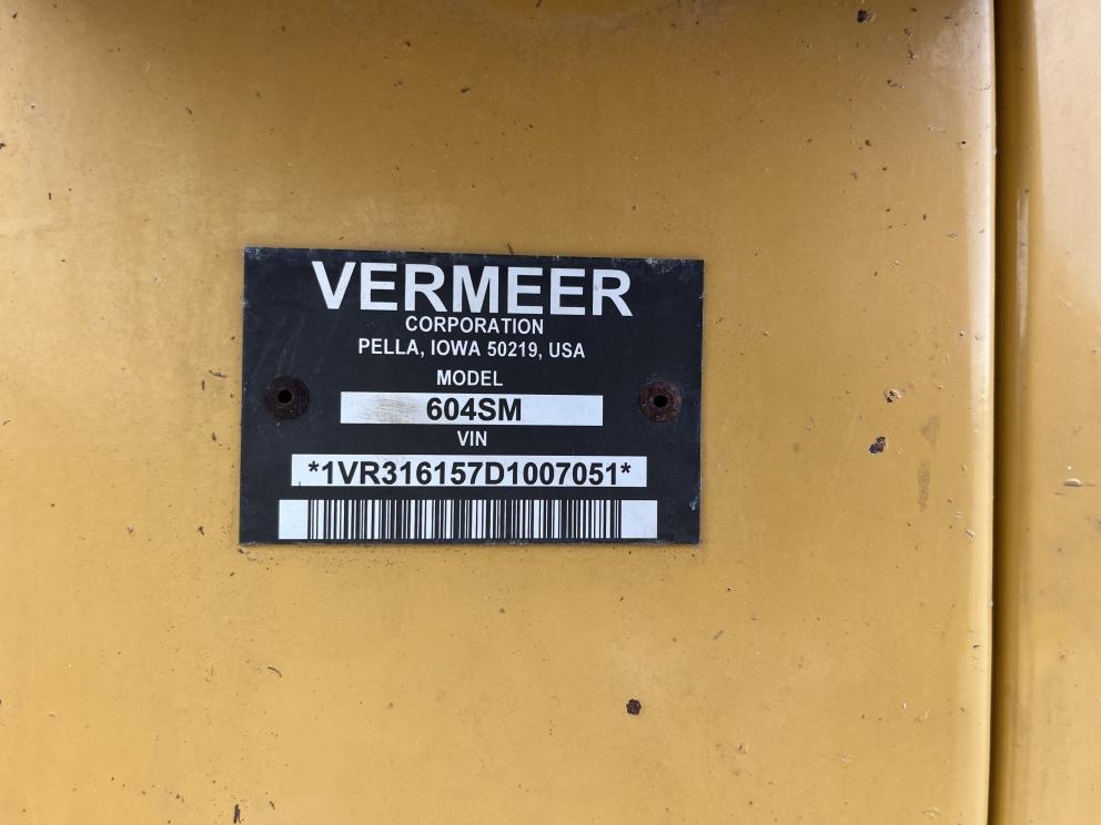 Image for 2013 Vermeer 604SM