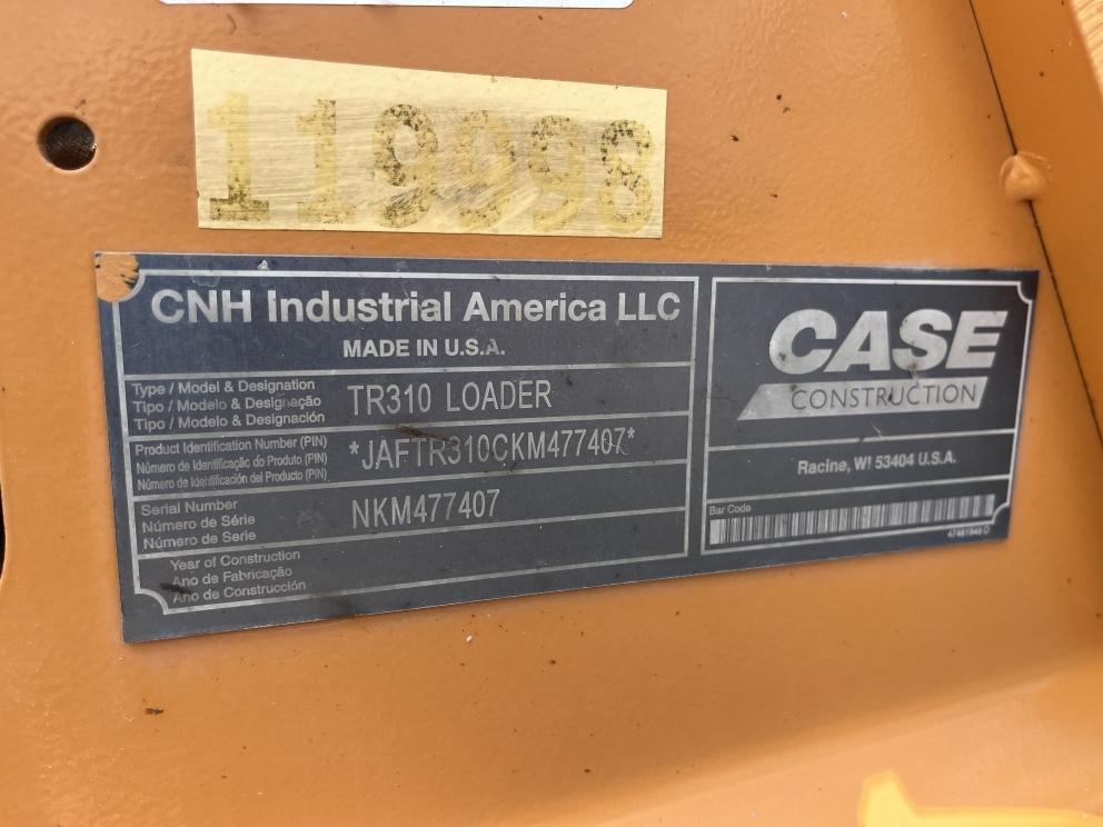 Image for 2019 Case TR310