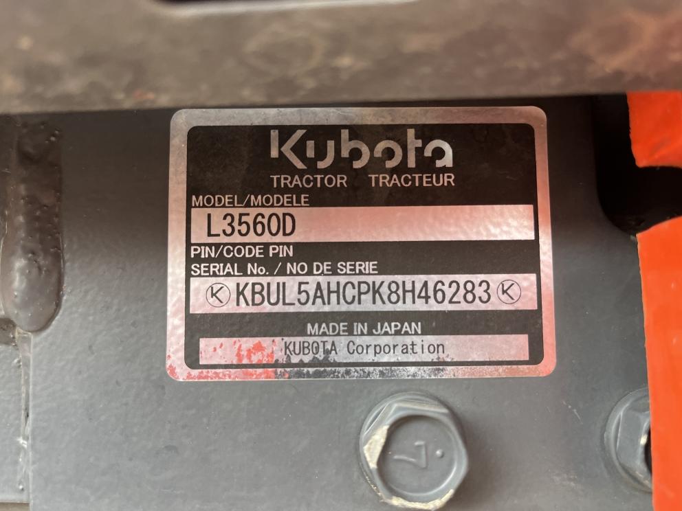 Image for 2019 Kubota L3560HST-LE