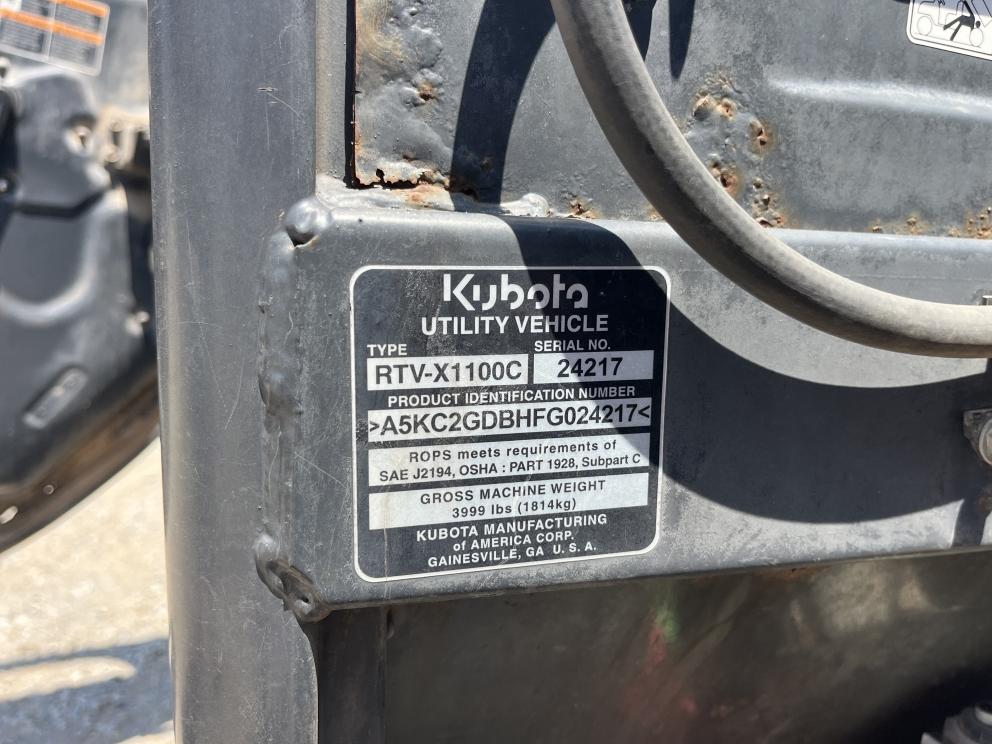Image for 2015 Kubota RTV-X1100C