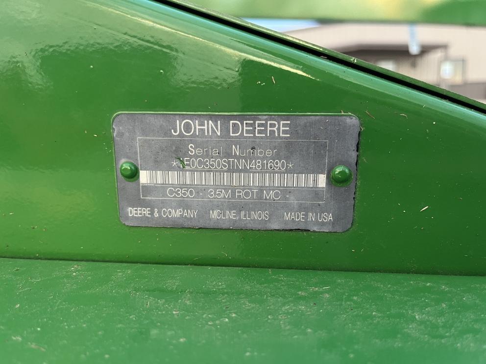 Image for 2022 John Deere C350