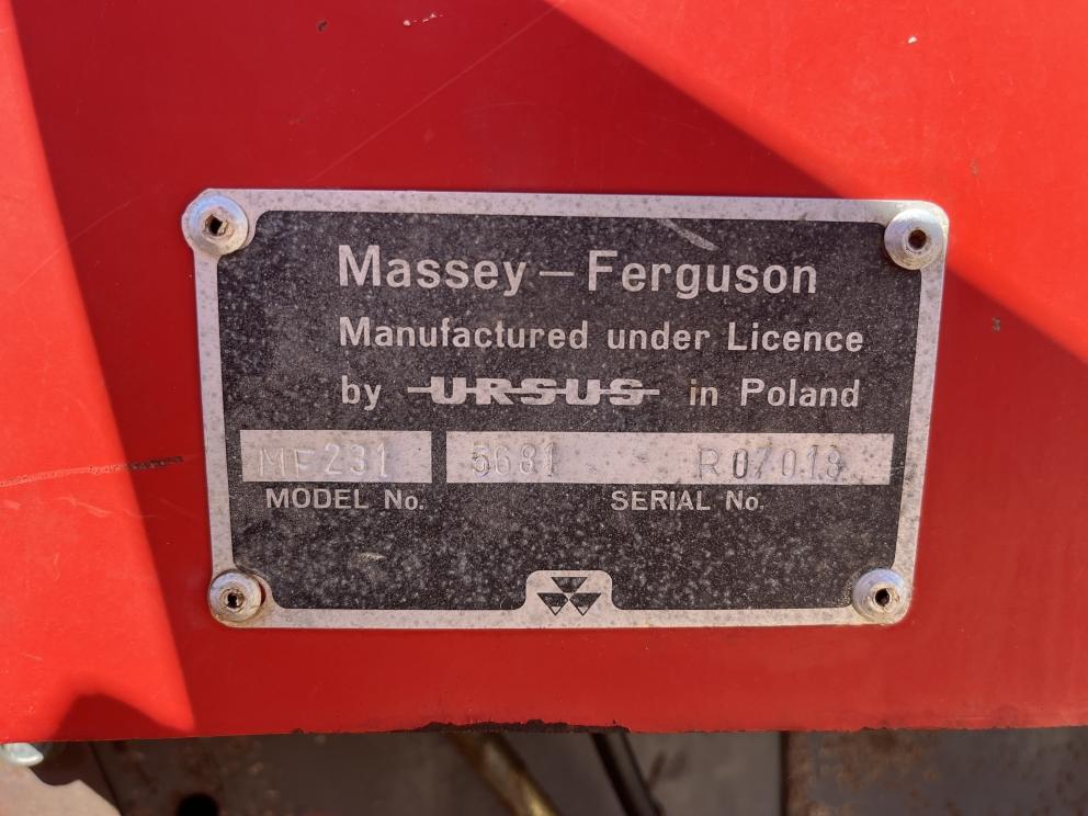 Image for Massey Ferguson 231
