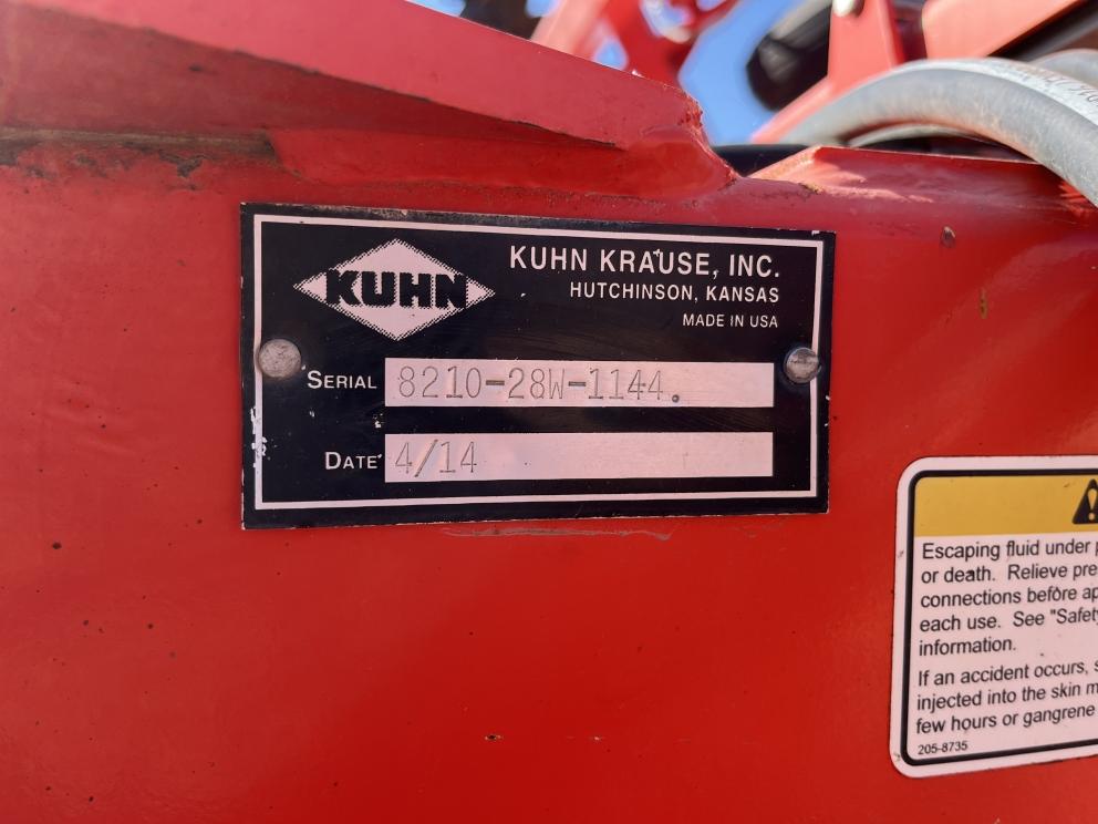 Image for 2014 Kuhn 8210-28W