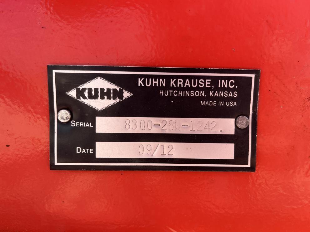 Image for 2012 Kuhn 8300-28W