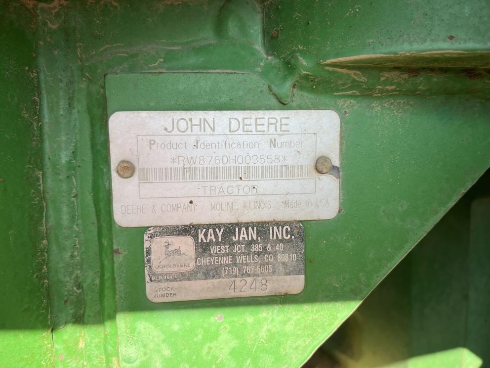 Image for 1990 John Deere 8760