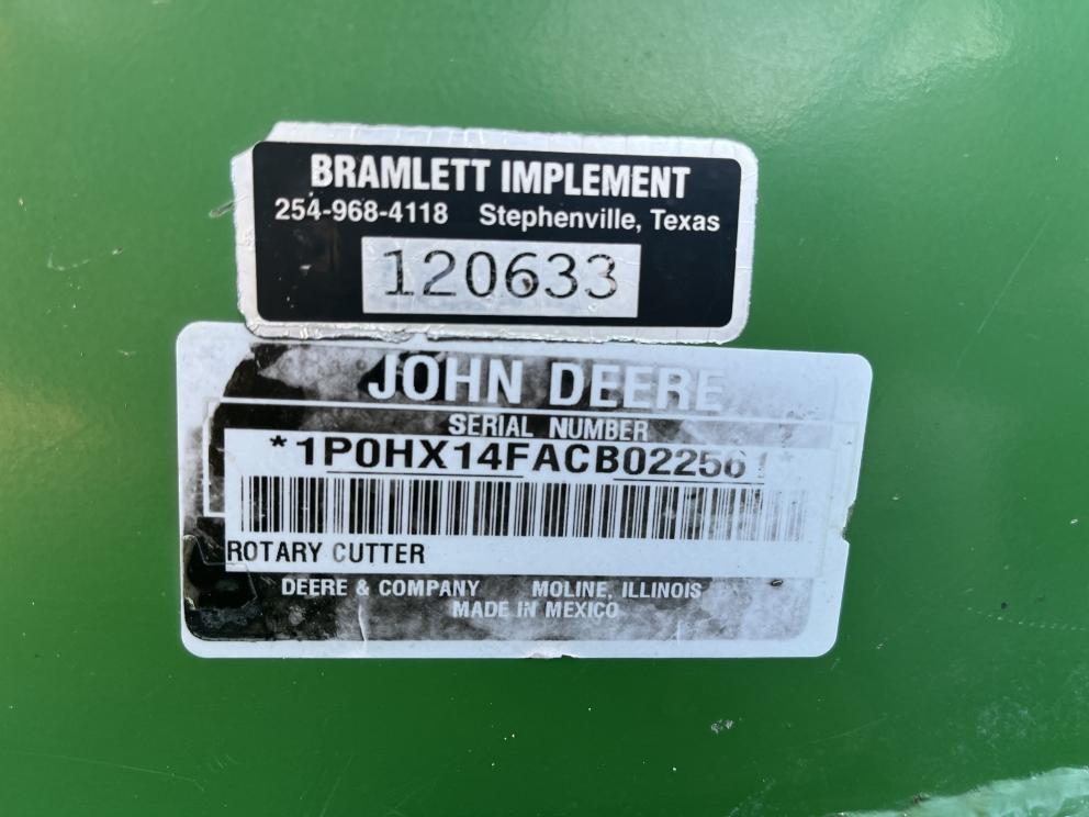 Image for 2012 John Deere HX14