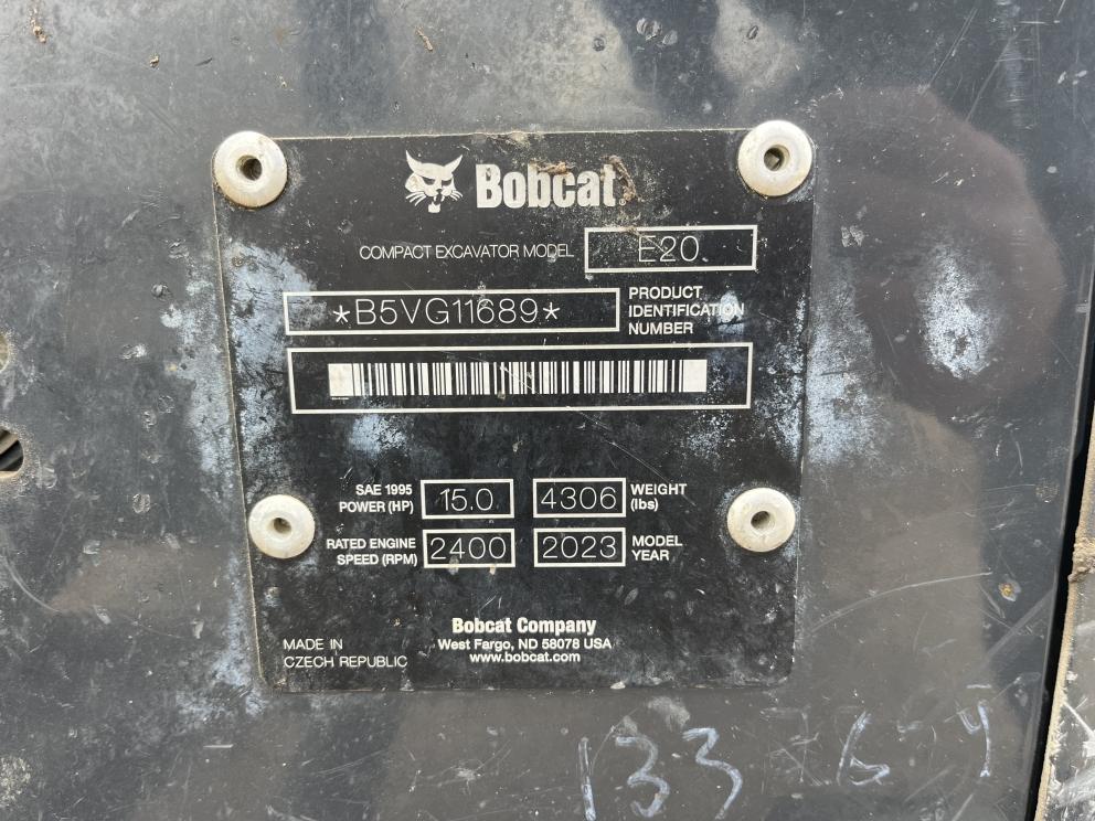 Image for 2023 Bobcat E20
