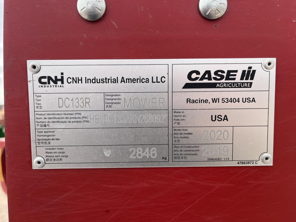 Image for 2020 Case IH DC133