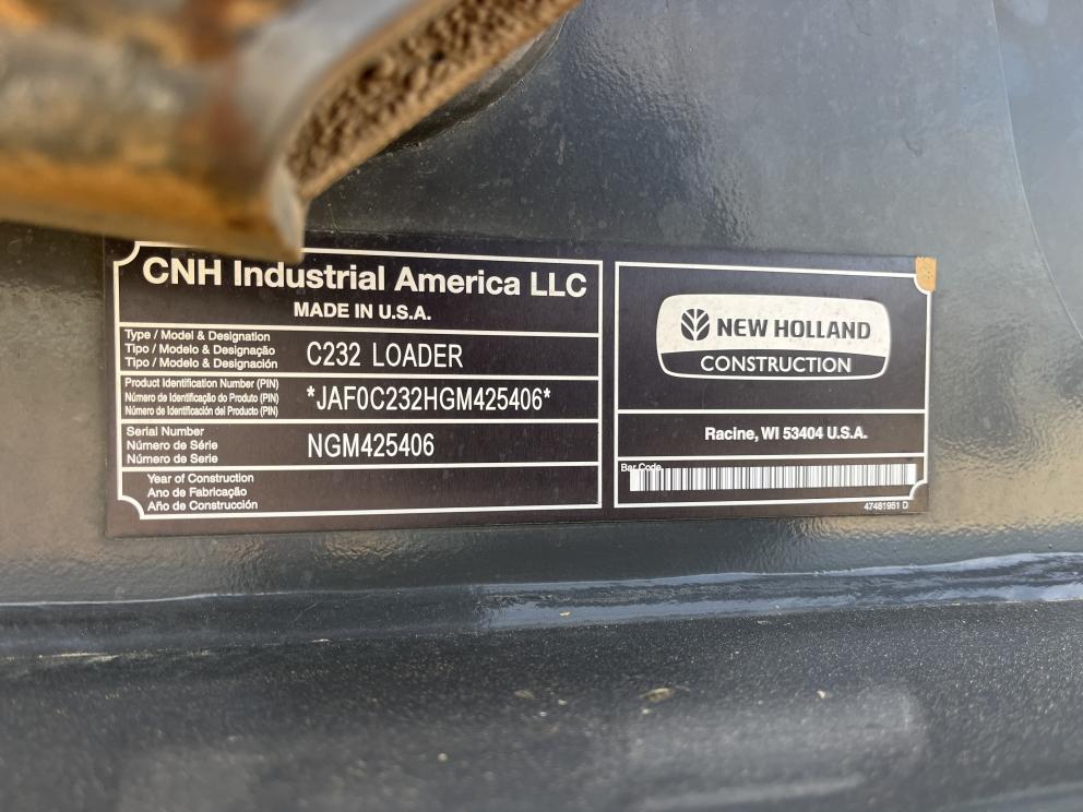 Image for 2016 New Holland C232