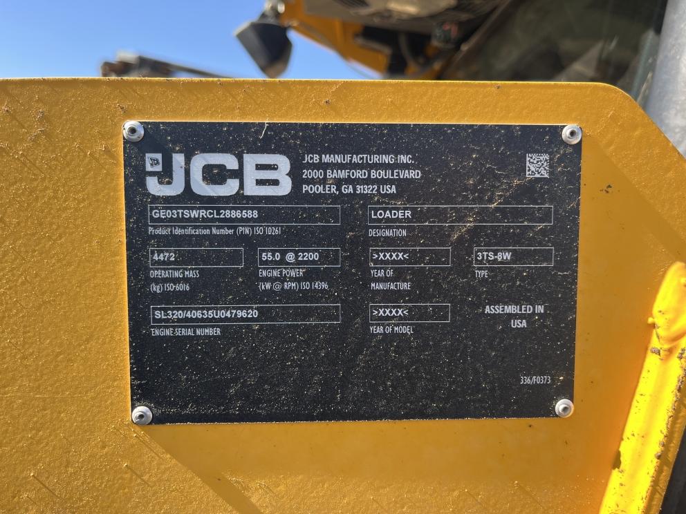 Image for 2020 JCB 3TS-8W