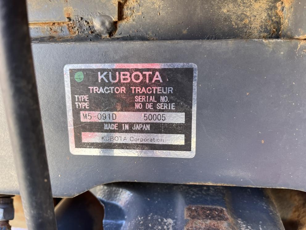 Image for 2017 Kubota M5-091D