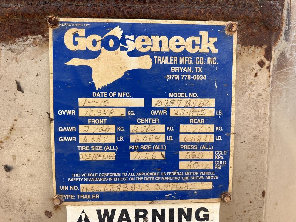 Image for 2010 Gooseneck