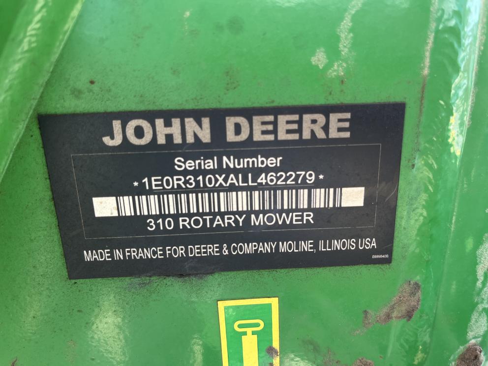 Image for 2020 John Deere R310