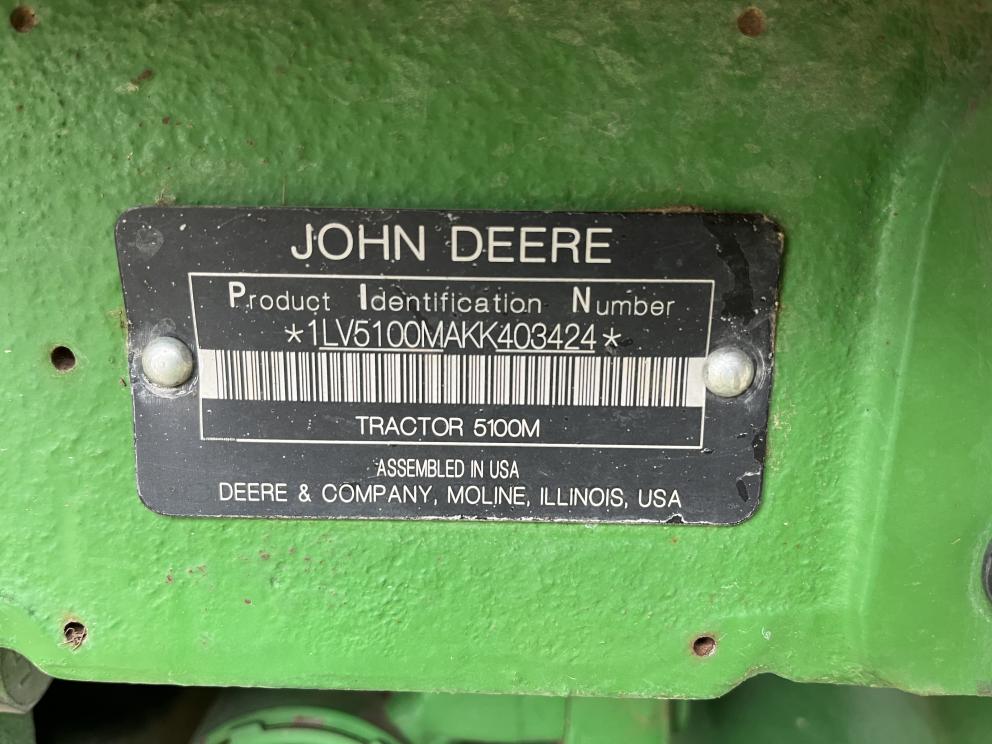Image for 2019 John Deere 5100M