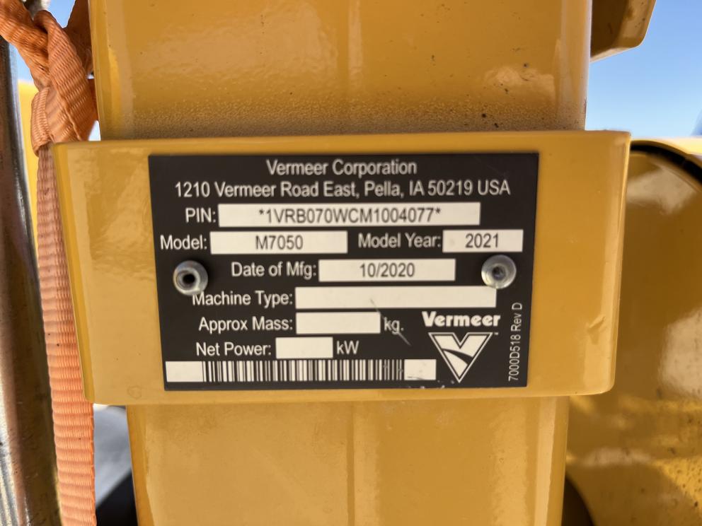 Image for 2021 Vermeer M7050