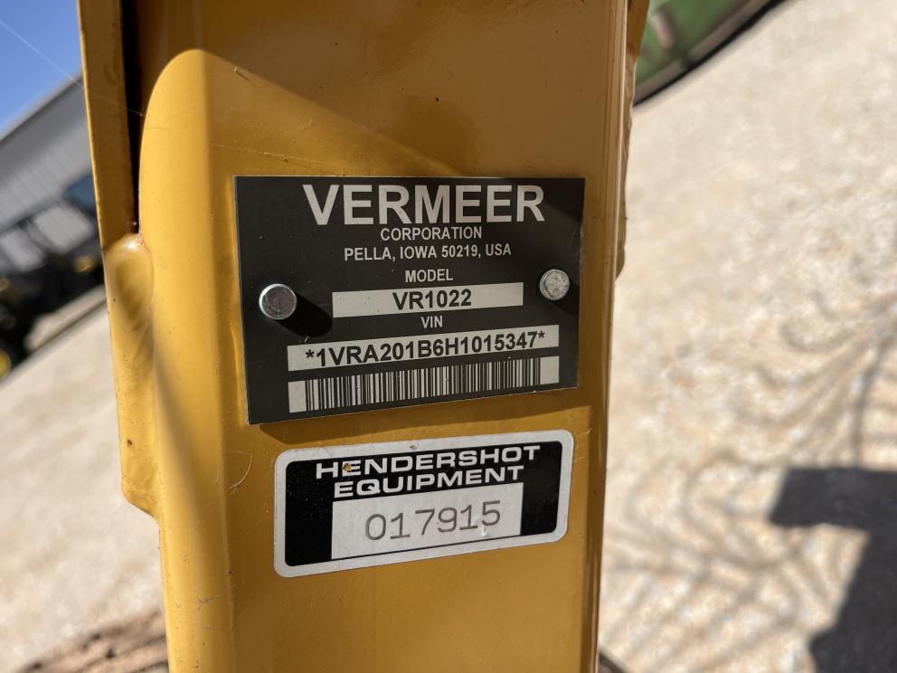 Image for 2017 Vermeer VR1022