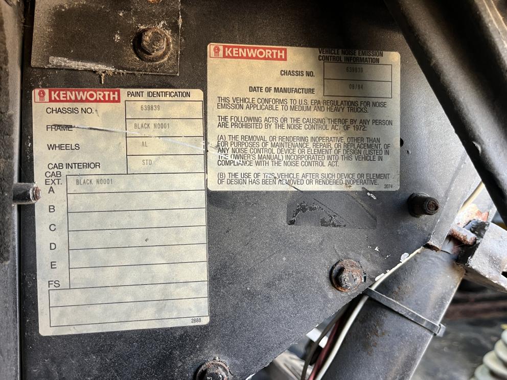 Image for 1995 Kenworth  T600