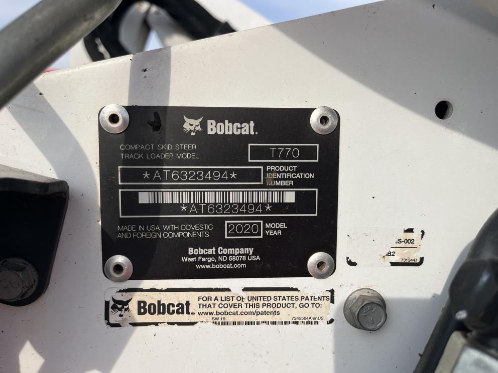 Image for 2020 Bobcat T770