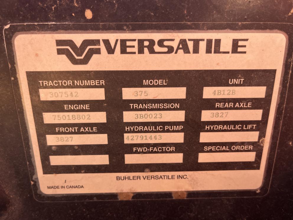 Image for 2014 Versatile 375