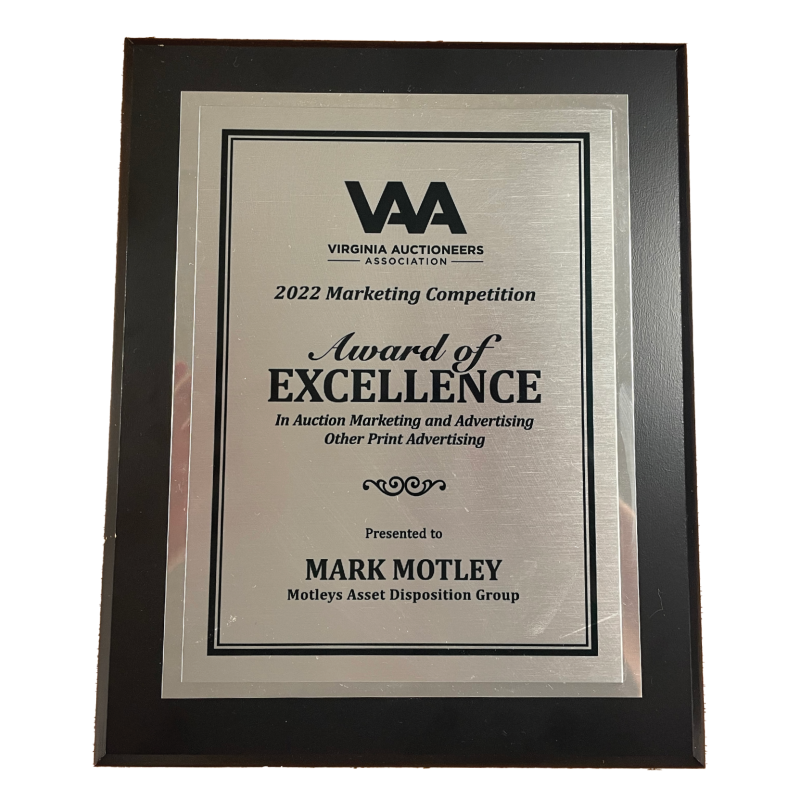 Image of Award of Excellence in Auction Marketing and Advertising
