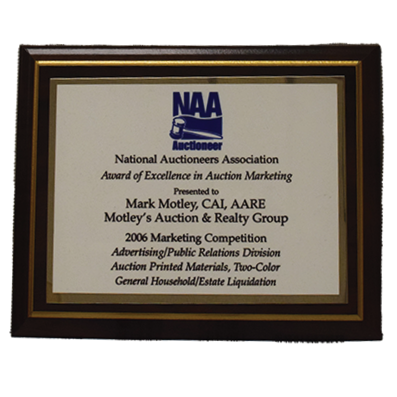Image of Award of Excellence in Auction Marketing