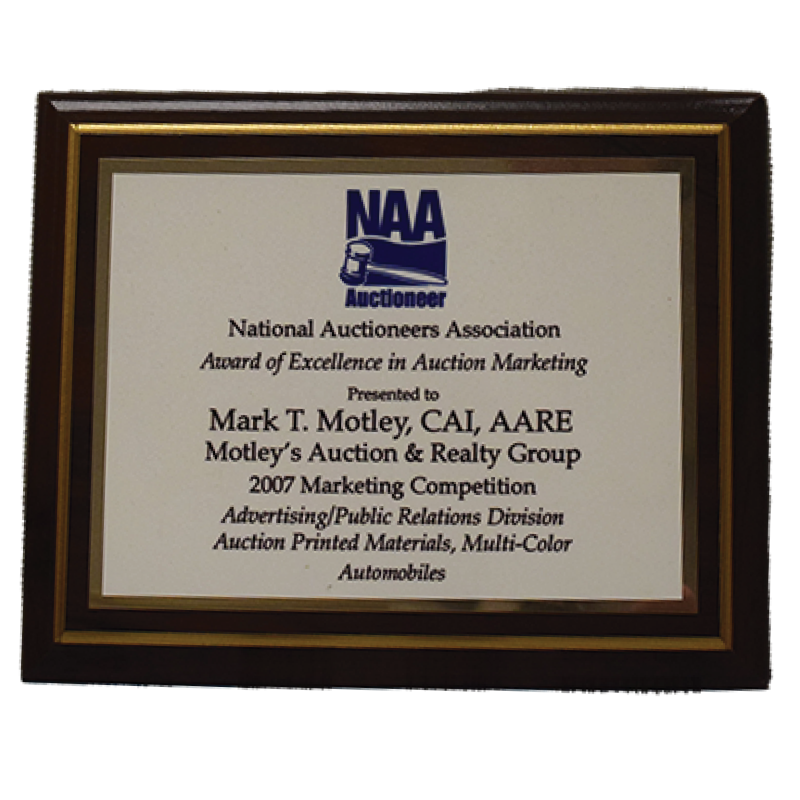 Image of Award of Excellence in Auction Marketing