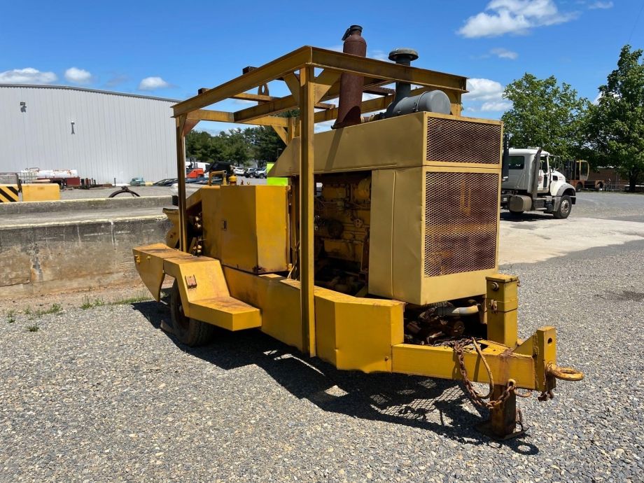 Image for Trailer-Mounted 6” Diesel Drive Two-Stage Grout Pump  |  26” X 40” Hopper