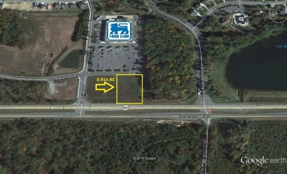 0.91 ± Acres, Route 60, Quinton/Bottoms Bridge, VA 23140