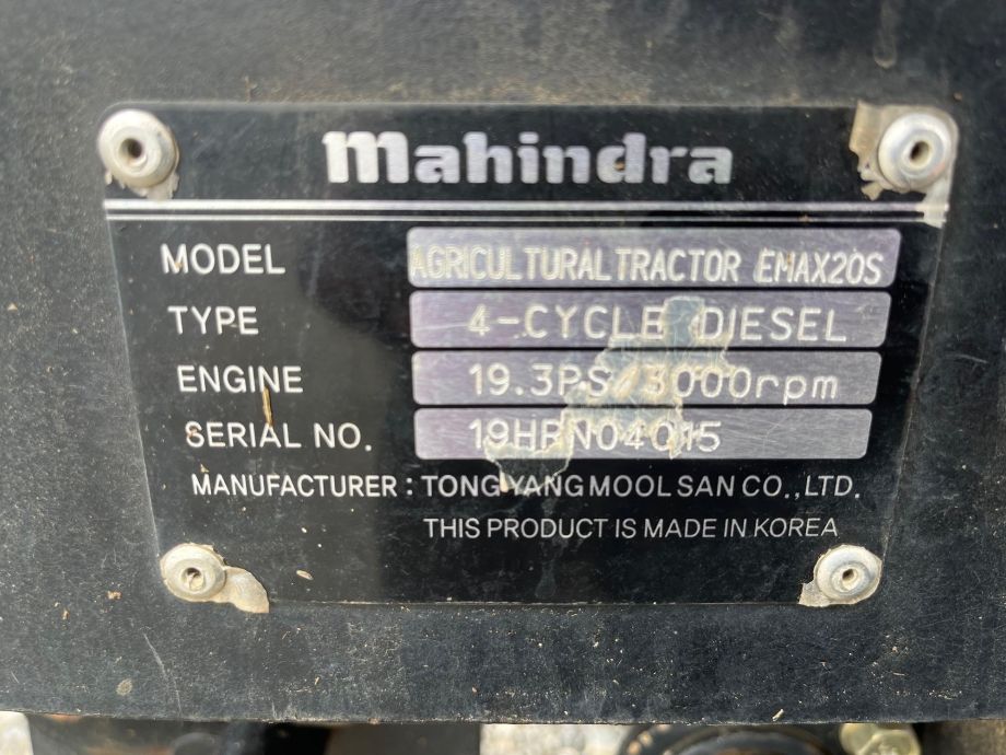Image for 2019 Mahindra EMax 20s HST Compact Tractor