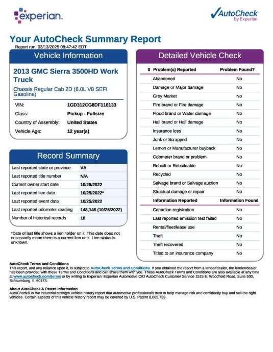 Image for 2013 GMC 3500 Utility Body Truck