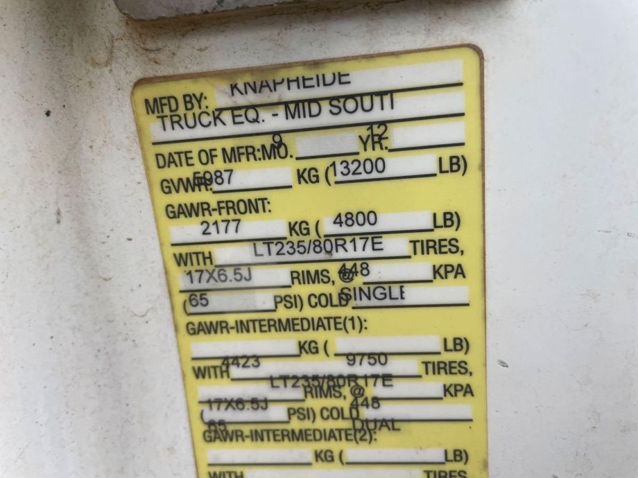 Image for 2013 GMC 3500 Utility Body Truck