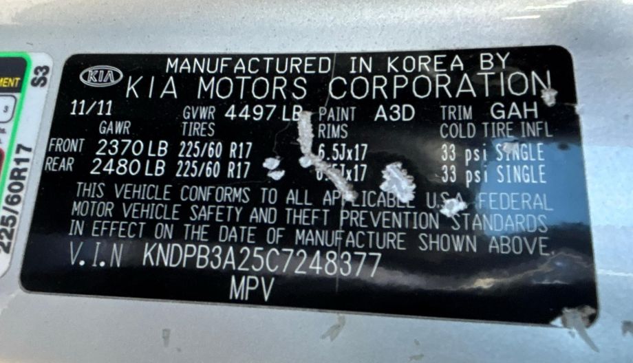 Image for 2012 Kia Sportage SUV