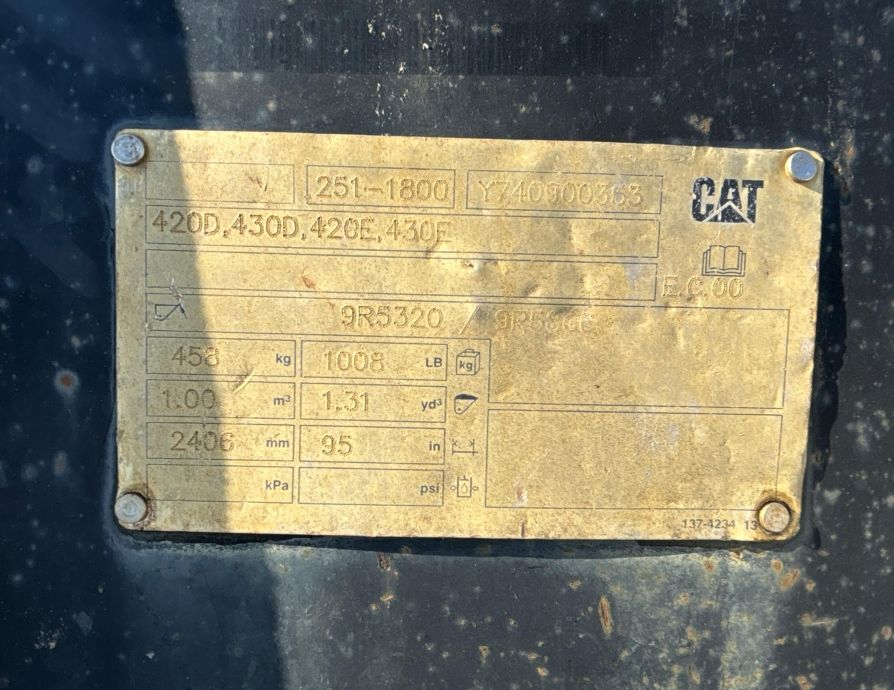 Image for 2005 CAT 420D 4x4 Backhoe Loader