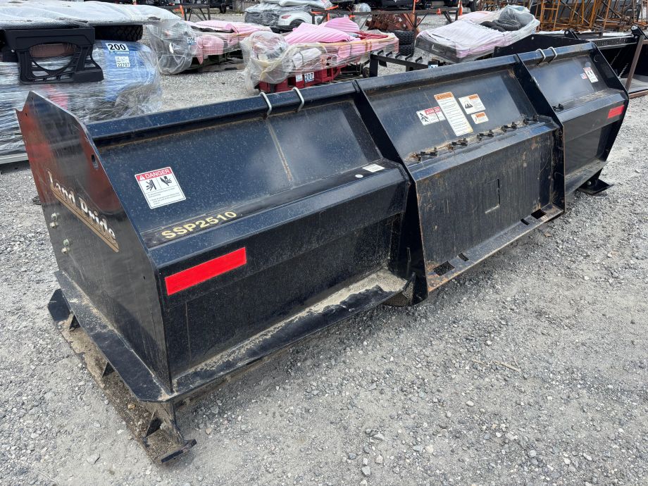 Image for 2017 Land Pride 10’ Commercial Skid Snow Pusher Attachment