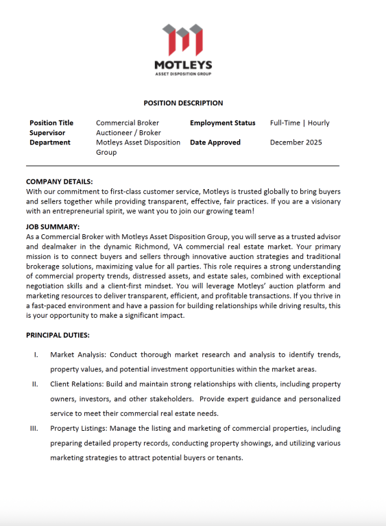 View Job Description